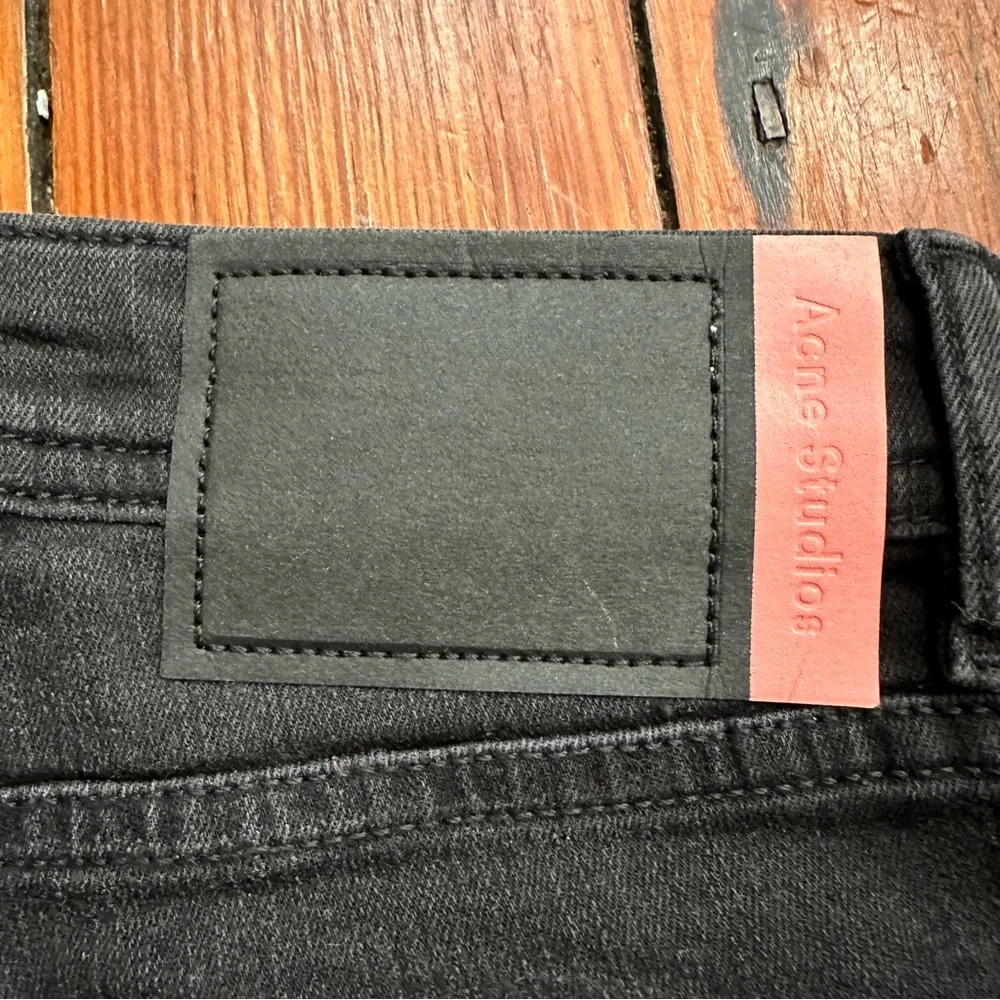 NWOT Acne Studios Climb Skinny Fit Jeans in Used Black
